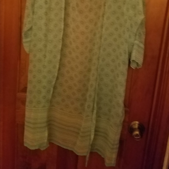 Sweet Magnolia Green Kimono OSFA - Picture 3 of 4